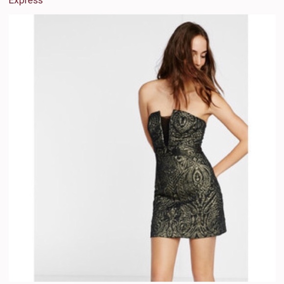 Express Dresses & Skirts - Express strapless mini dress